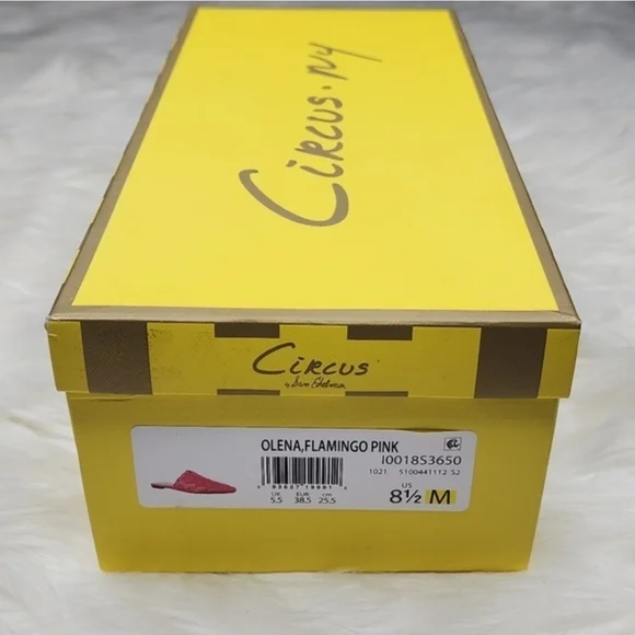 Circus by Sam Edelman Olena Mule Slides Flamingo Pink New In Box - Picture 4 of 16
